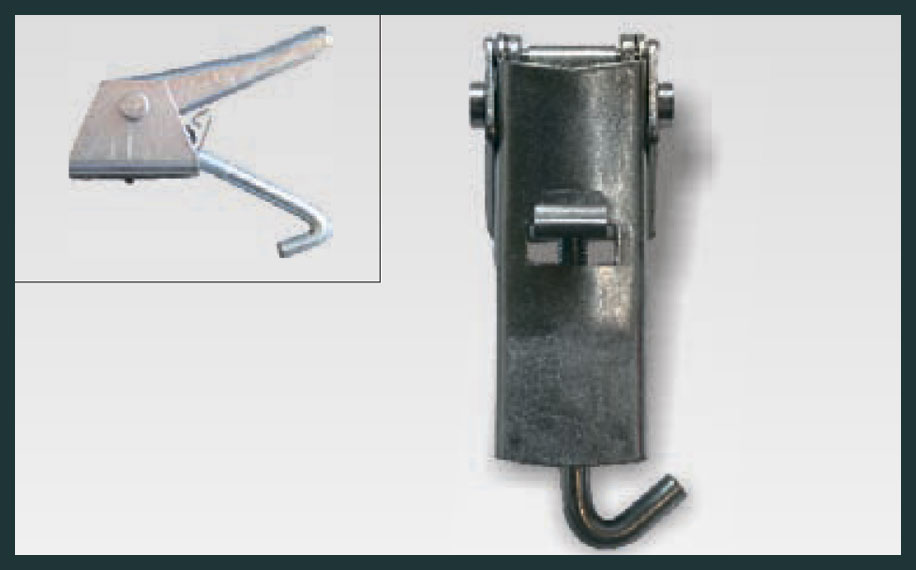 Зажим напорно-нагнетательной крышки Калета