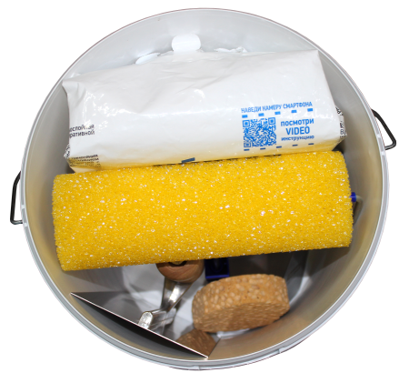 Комплект декоративной штукатурки "ВОЛМА-Декор", фактура "Арт-Бетон", 5 кг